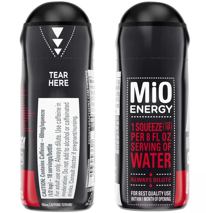 Mio Energy Liquid Water Enhancer, Black Cherry, 1.62 OZ - Trustables