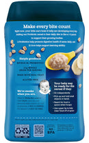 Gerber Baby Cereal, 2nd Foods, Probiotic Oatmeal Banana, 8 OZ - Trustables