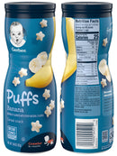Gerber Puffs Variety Pack, 1 Strawberry Apple, 1 Banana, 1 Sweet Potato, 3 CT - Trustables