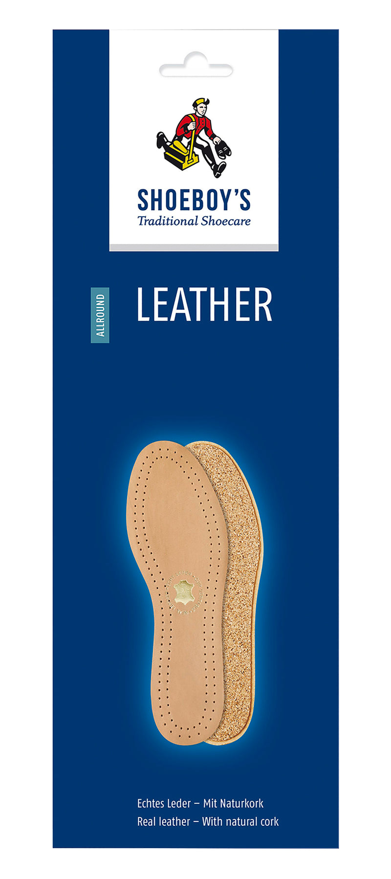 Shoeboy's Leather Insoles, EU 38 (US Women's 7.5), 1 CT - Trustables