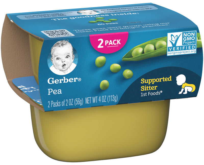 Gerber 1st Foods, Pea, 4 OZ - Trustables