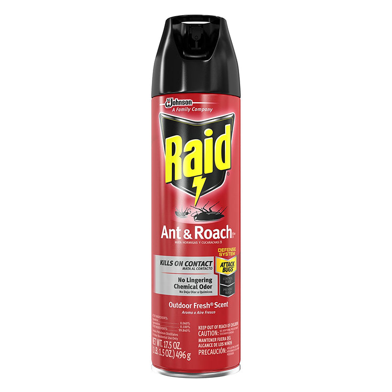 Raid Ant & Roach Killer 26, Outdoor Fresh Scent, 17.5 oz - Trustables