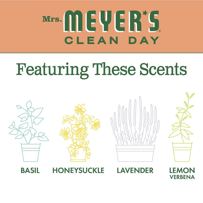 Mrs. Meyer's Clean Day Geranium Soap, Geranium Scent,
