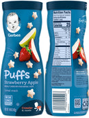 Gerber Puffs Variety Pack, 2 Strawberry Apple, 2 Banana, 2 Blueberry, 6 CT - Trustables
