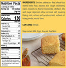 Krusteaz Honey Cornbread Mix nutritional facts