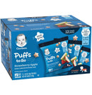 Gerber Puffs to Go Cereal Snack Packs, Strawberry Apple, 0.5 OZ, 12 CT - Trustables