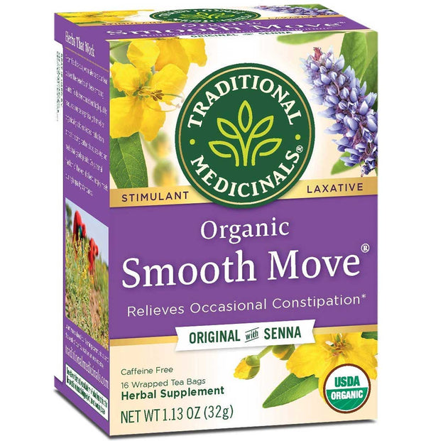Traditional Medicinals Organic Smooth Move Tea, 16 Tea Bags - Trustables