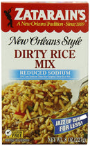Zatarain's Reduced Sodium Dirty Rice Mix, 8 OZ - Trustables