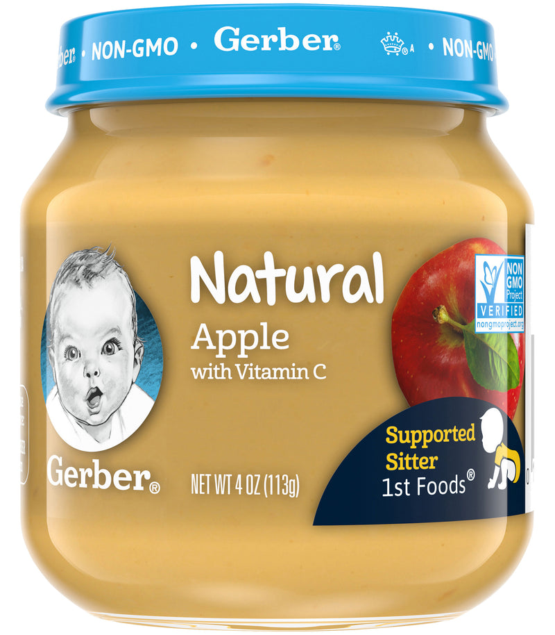 Gerber 1st Foods, Natural Apple, 4 OZ - Trustables
