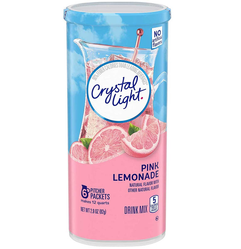 Crystal Light Multiserve Sugar Free Pink Lemonade Drink, 2.9 OZ - Trustables