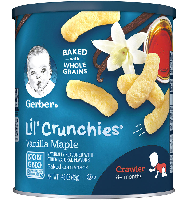 Gerber Lil Crunchies, Vanilla Maple, 1.48 OZ - Trustables