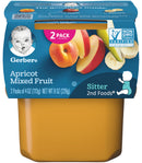 Gerber Baby Food, 2nd Foods, Apricots Mixed Fruit, 8 OZ