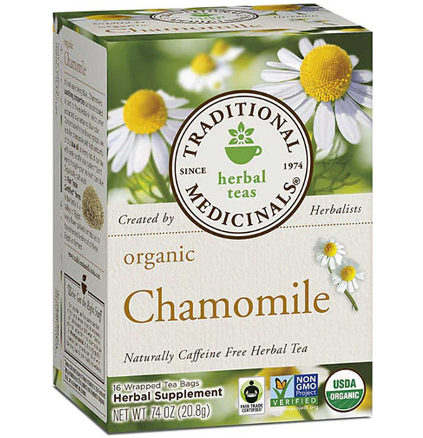 Traditional Medicinals Chamomile Herbal Tea Organic, 16 Tea Bags - Trustables