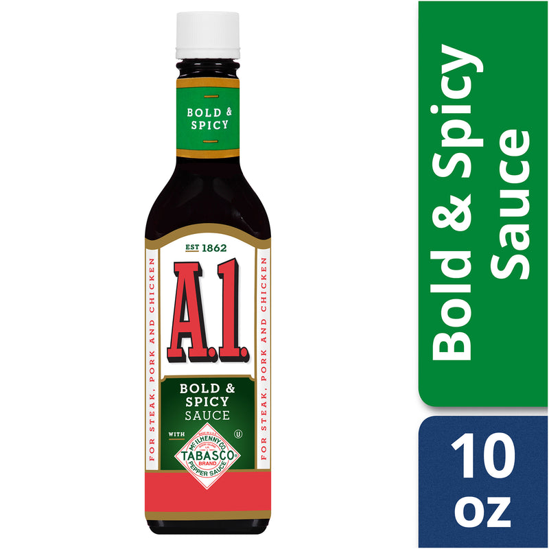 A.1. Bold & Spicy Sauce Bottle, 10 OZ - Trustables