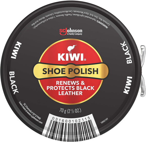 KIWI Polish Paste Black, 2.5 OZ - Trustables