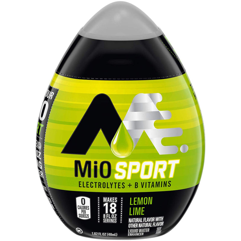 Mio Sport Liquid Water Enhancer, Lemon Lime, 1.62 OZ - Trustables