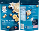 Gerber Yogurt Melts Variety Pack, 1 Peach, 1 Mixed Berry, 1 Strawberry, 1 Banana Vanilla, 4 CT - Trustables