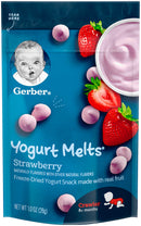 Gerber Yogurt Melts, Strawberry, 1 OZ - Trustables