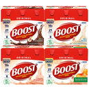 Boost Original Nutritional Drink Variety Pack, 1 Chocolate, 1 Vanilla, 1 Strawberry, 1 Peaches N Creme, 4 CT - Trustables