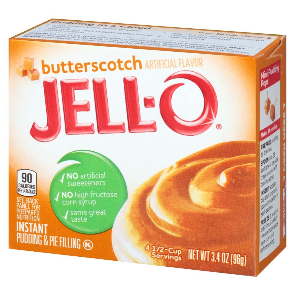 Butterscotch Jell O Instant Pudding And Pie Filling 34 Oz 6960