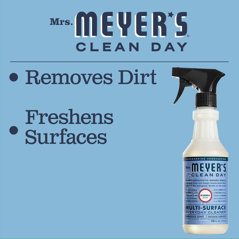 Mrs. Meyer's Clean Day Multi-Surface Everyday Cleaner, Bluebell Scent, 16 ounce bottle - Trustables