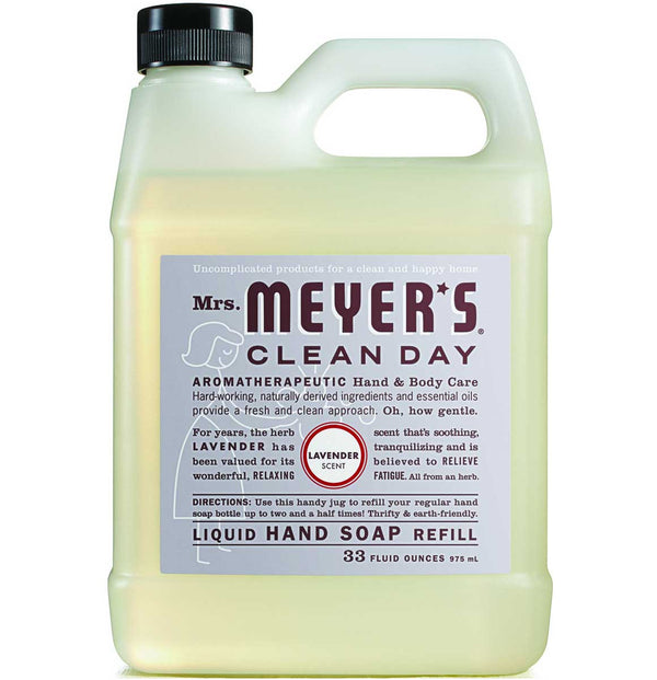 Mrs. Meyer's Clean Day Hand Soap Refill, Lavender, 33 fl oz - Trustables