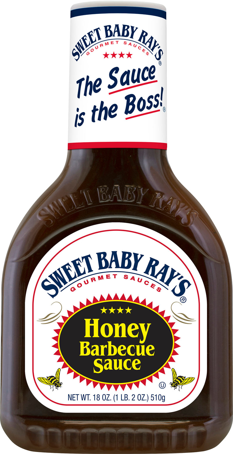 Honey BBQ sauce, BBQ Honey Sauce, Sweet Baby Rays Honey Barbecue Sauce, SBR honey BBQ sauce, squeezable BBQ sauce