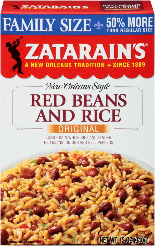 Zatarain's Red Beans & Rice, 12 OZ - Trustables