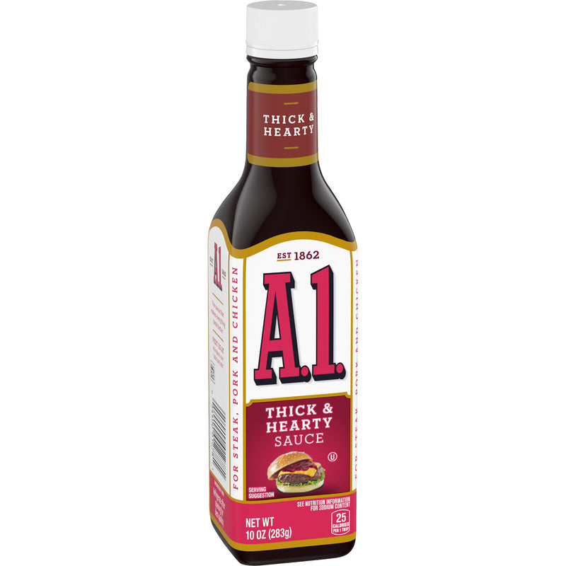 A.1.Thick & Hearty Steak Sauce Bottle, 10 OZ - Trustables