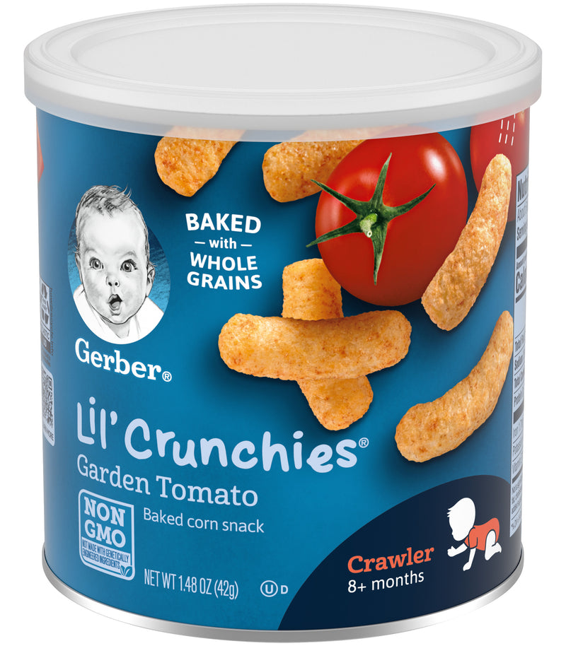 Gerber Lil' Crunchies, Garden Tomato, 1.48 OZ - Trustables