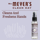 Mrs. Meyer's Clean Day Hand Sanitizer Bottle, Lavender Scent, 2 fl oz - Trustables