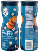 Gerber Puffs Variety Pack, 1 Strawberry Apple, 1 Banana, 1 Sweet Potato, 3 CT - Trustables