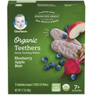 Gerber Organic Teethers Gentle Teething Wafers, Blueberry Apple Beet, 1.7 OZ - Trustables