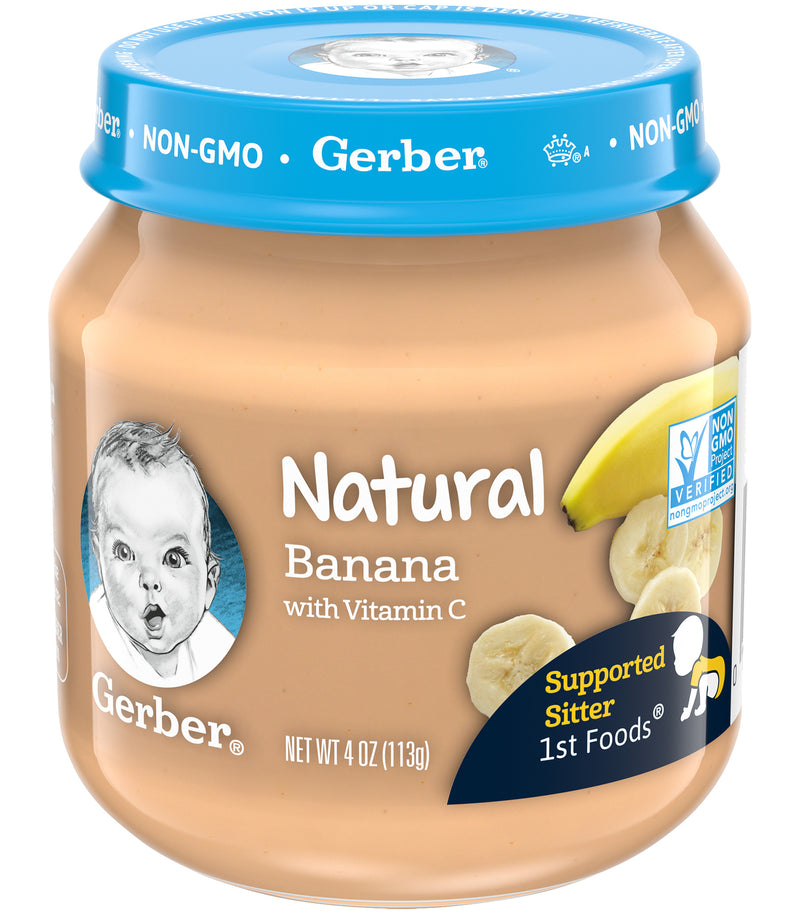 Gerber 2nd Foods, Natural Banana, 4 OZ