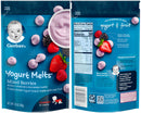 Gerber Yogurt Melts Variety Pack, 1 Peach, 1 Mixed Berry, 1 Strawberry, 1 Banana Vanilla, 4 CT - Trustables