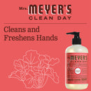 Mrs. Meyer's Clean Day Liquid Hand Soap, Rhubarb Scent, 12.5 ounce bottle - Trustables