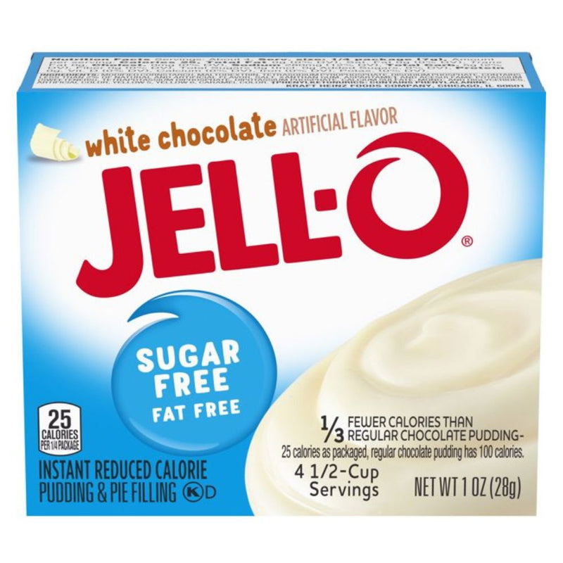 Jell-O White Chocolate Sugar Free Instant Pudding & Pie Filling Mix, 1 OZ