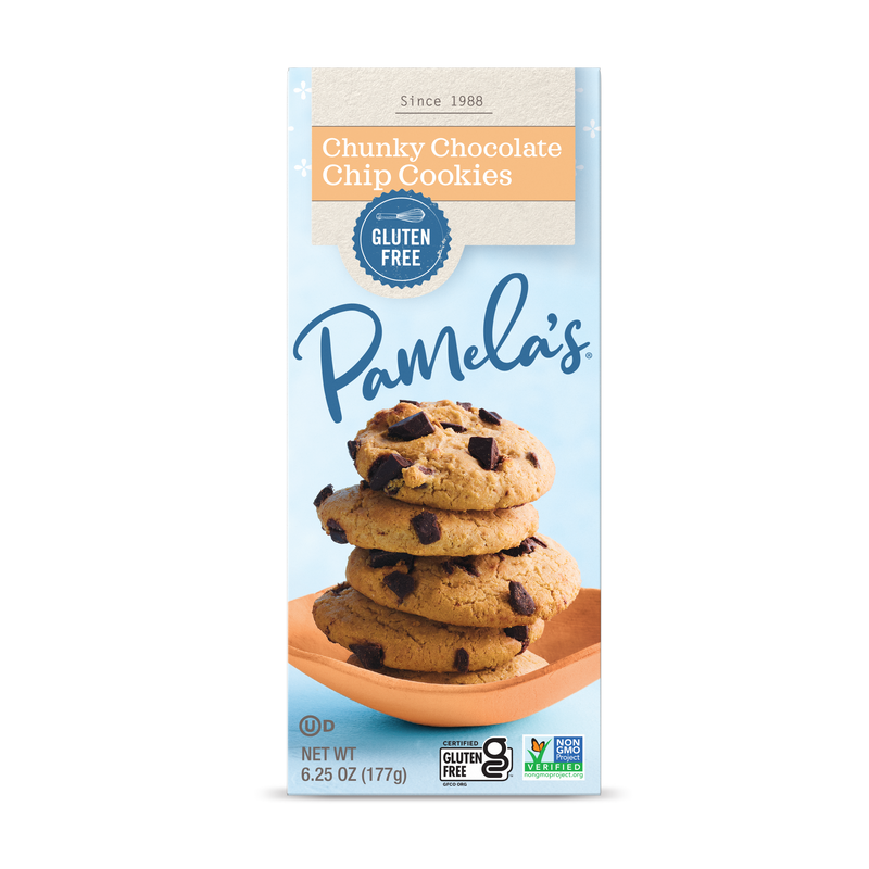 Pamela's Chunky Chocolate Chip Traditional Gluten-Free Cookies, 6.25 OZ