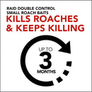 Raid Double Control, Small Roach Baits and Raid Plus, Egg Stoppers, 12 ct + 3 ct - Trustables
