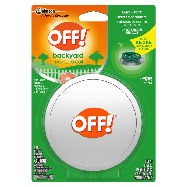 OFF! Mosquito Coil Starter Pack, 1.059 oz - Trustables, Mosquito Coils, Outdoor mosquito repellent device