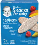 Gerber Snacks for Baby Teethers, Mango Raspberry, 1.7 OZ - Trustables