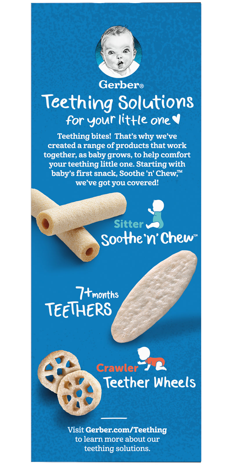 Gerber store teething snacks