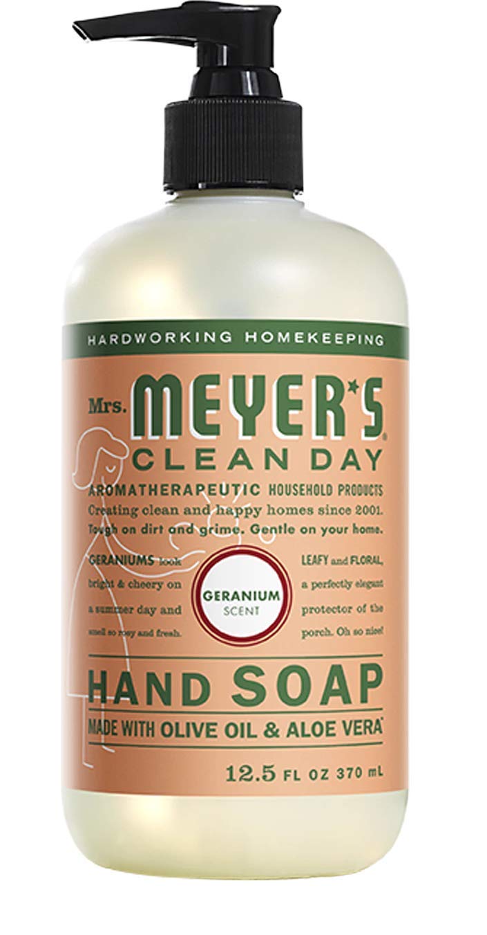 Mrs Meyers Geranium Scent liquid Hand Soap, 