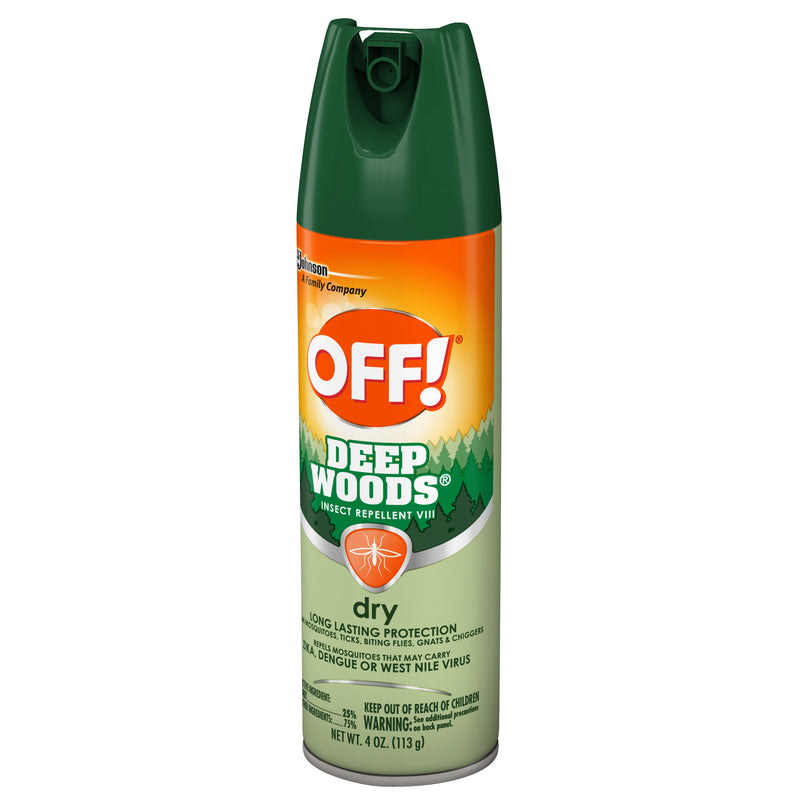 OFF! Deep Woods Insect Repellent VIII Dry, 4 oz, 1 ct - Trustables