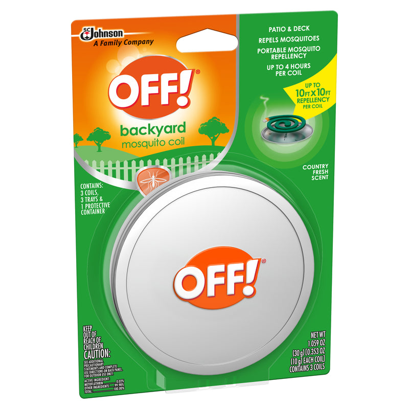 OFF! Mosquito Coil Mosquito Repellent Starter Pack, 1.059 oz - Trustables