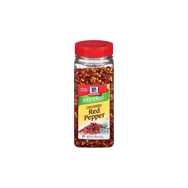 McCormick Crushed Organic Red Pepper, 7.75 OZ - Trustables