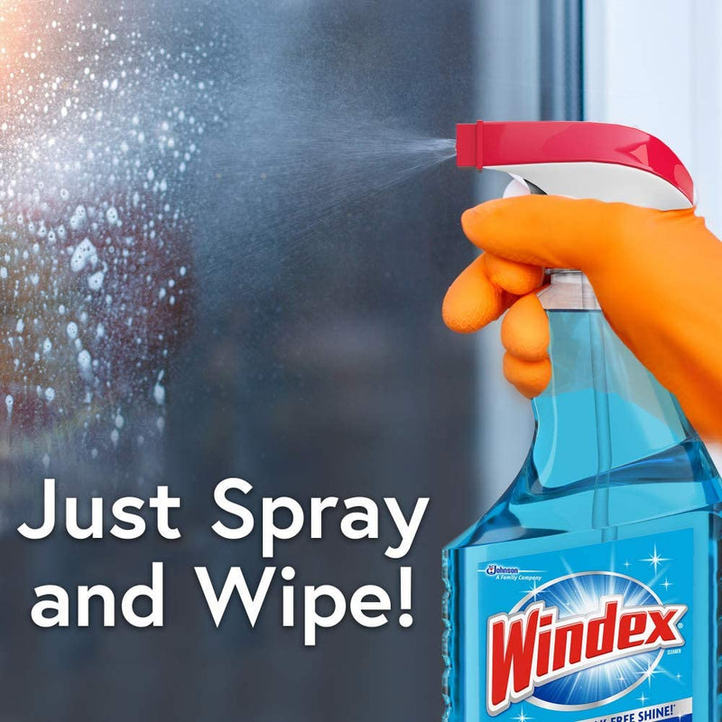 Windex Original Blue Glass Cleaner Refill – 2 Liter, Streak-Free Formula