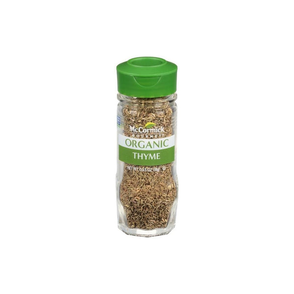 McCormick Gourmet Organic Thyme, 0.65 OZ - Trustables