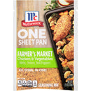 McCormick Farmer's Market Chicken & Vegetables One Sheet Pan Seasoning Mix, 1.25 OZ - Trustables