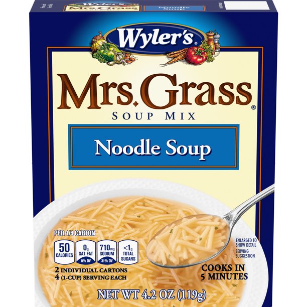 Wyler's Mrs. Grass Noodle Soup Mix Box, 4.2 OZ